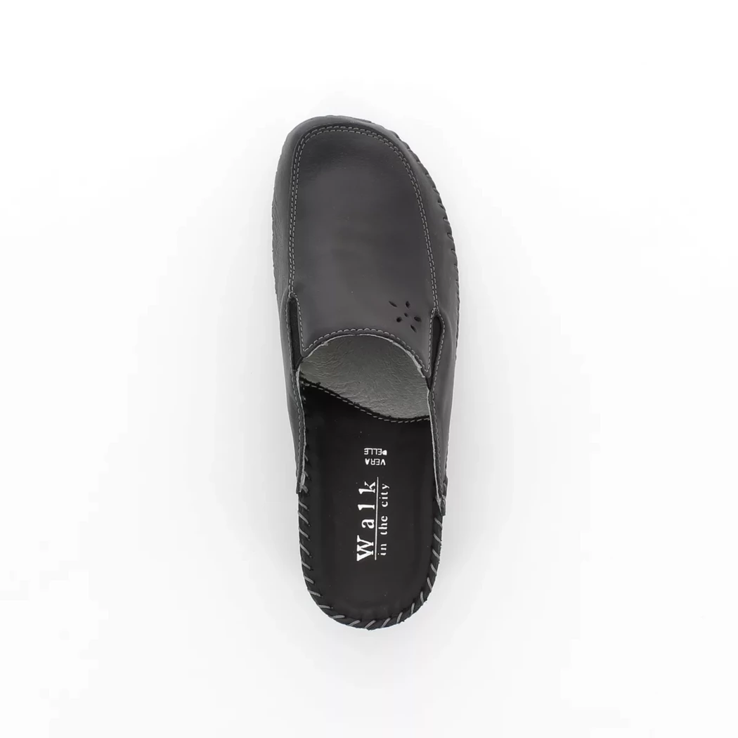 Image (6) de la chaussures Calba - Pantoufles et Chaussons Noir en Cuir