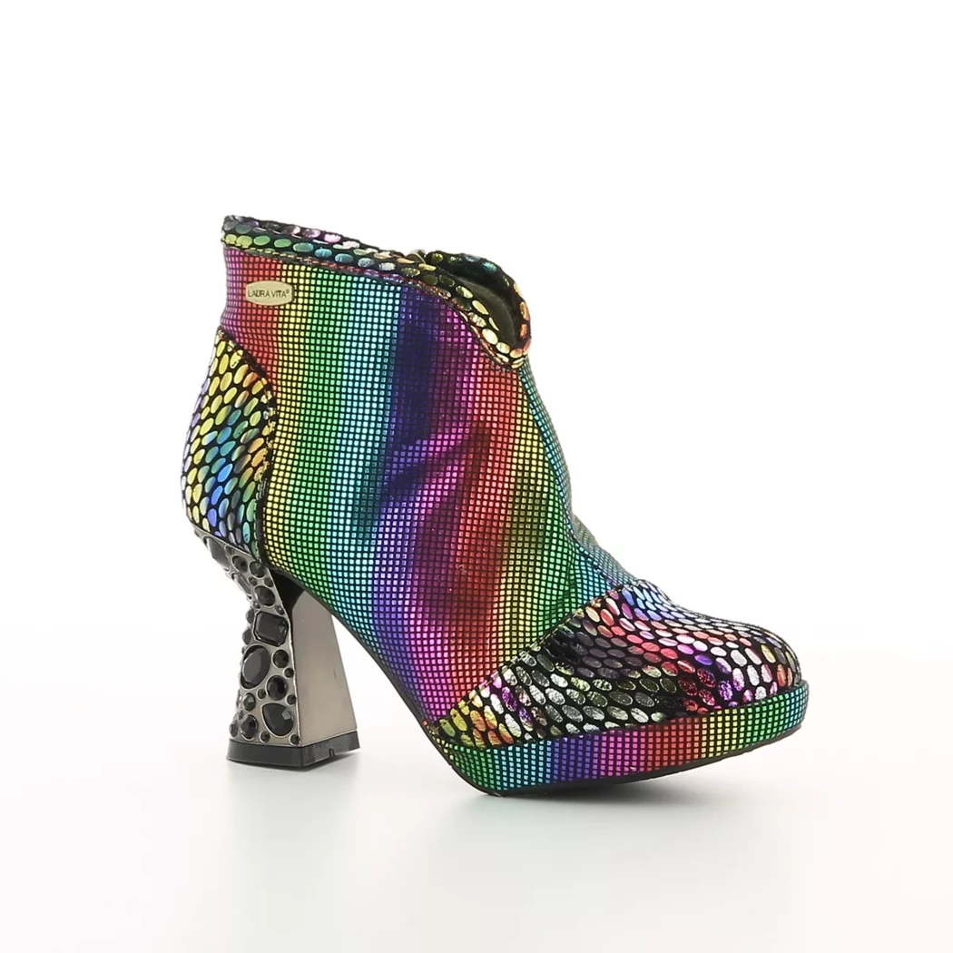 Image (1) de la chaussures Laura Vita - Boots Multicolore en Cuir