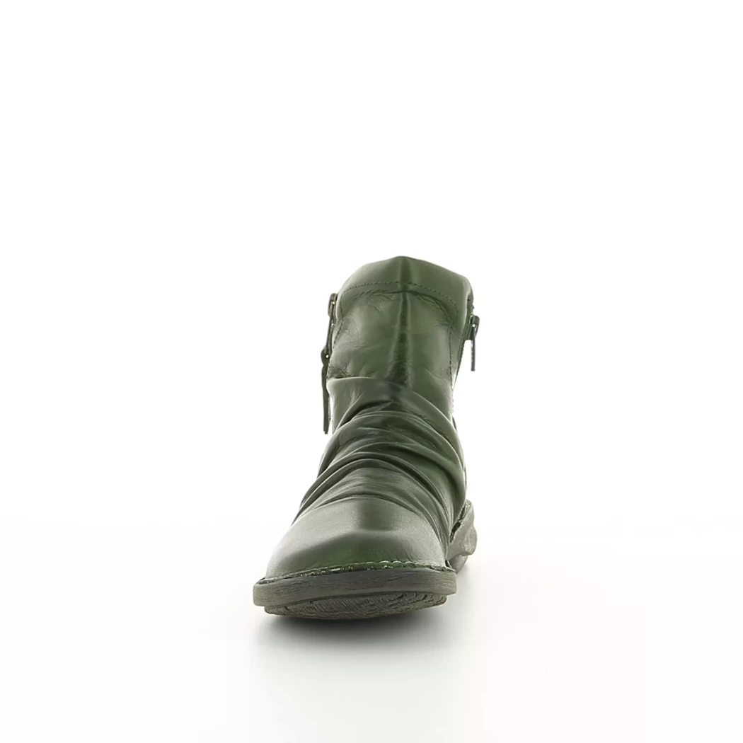 Image (5) de la chaussures Miz Mooz - Boots Vert en Cuir