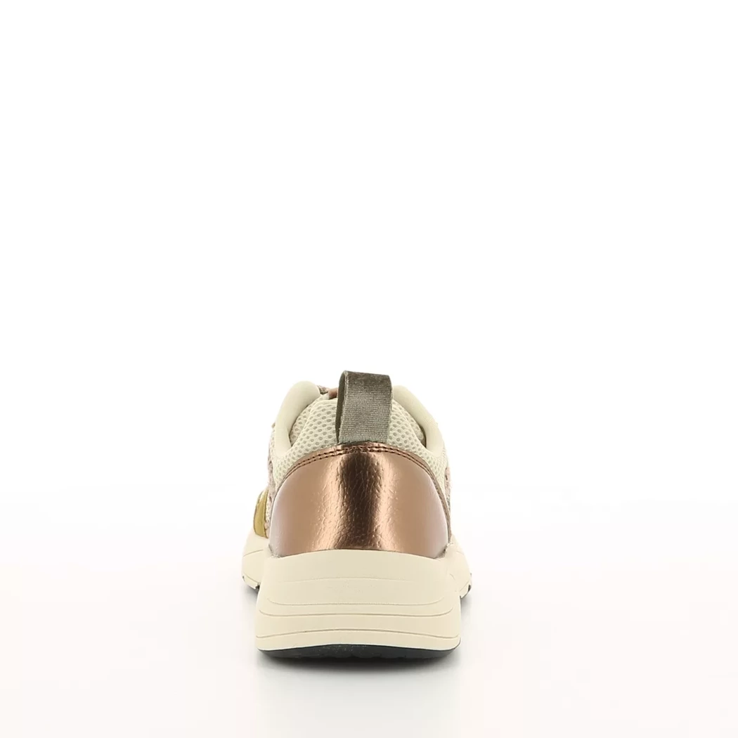 Image (3) de la chaussures Posh - Baskets Cuir naturel / Cognac en Multi-Matières