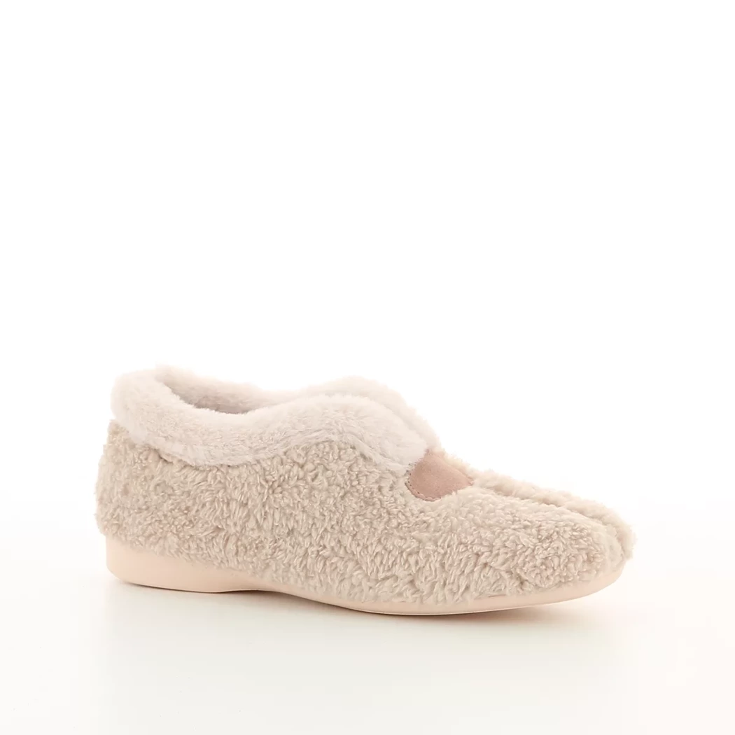 Image (1) de la chaussures Comfort Plus - Pantoufles et Chaussons Rose en Textile