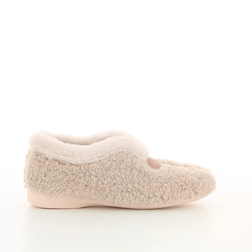 Image (2) de la chaussures Comfort Plus - Pantoufles et Chaussons Rose en Textile