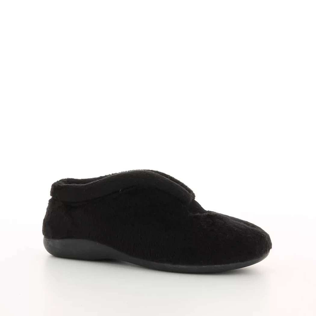 Image (1) de la chaussures Comfort Plus - Pantoufles et Chaussons Noir en Textile