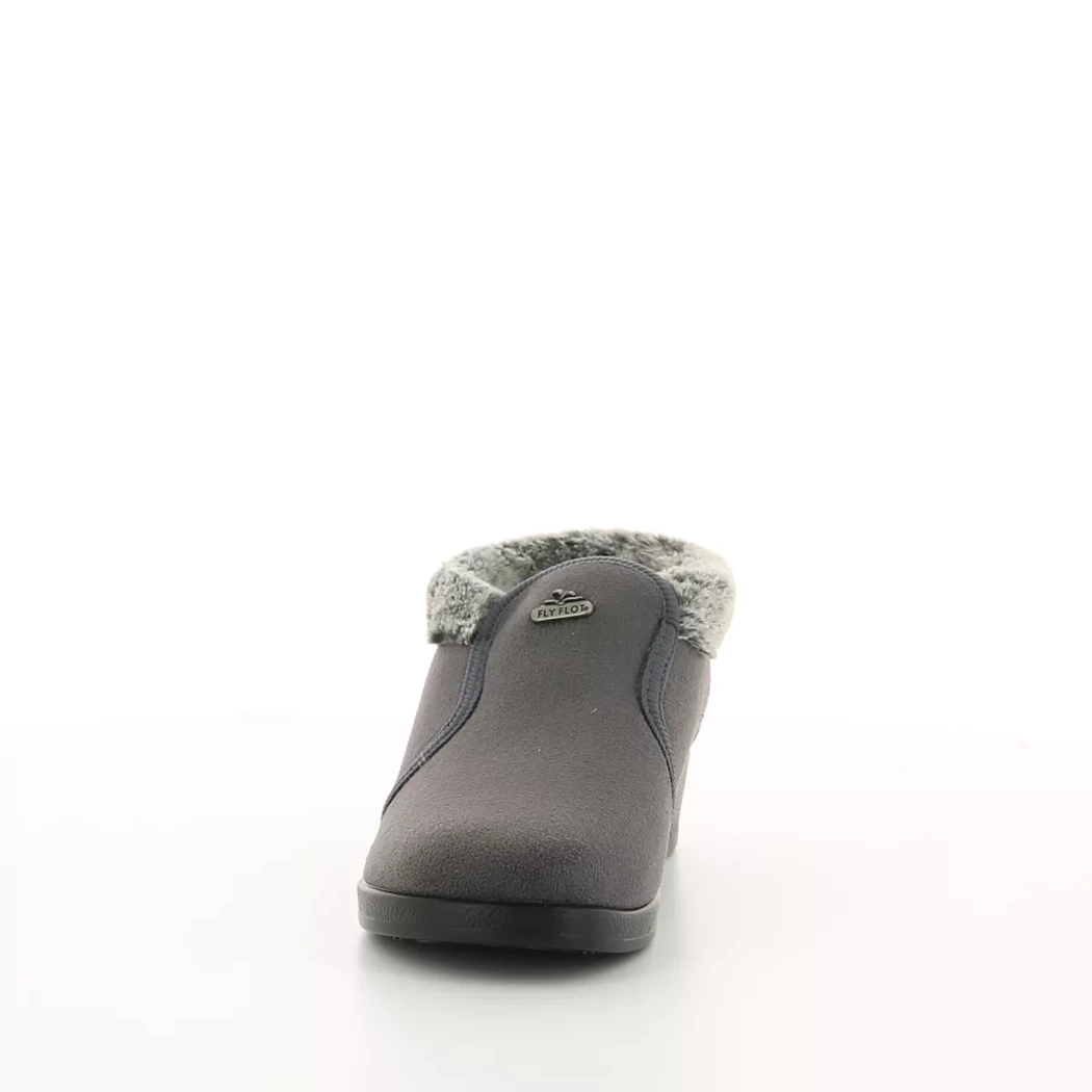 Image (5) de la chaussures Fly Flot - Pantoufles et Chaussons Gris en Textile