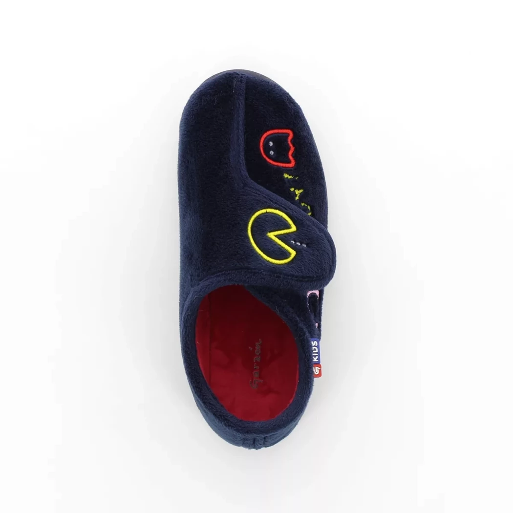 Image (6) de la chaussures Garzon - Pantoufles et Chaussons Bleu en Textile