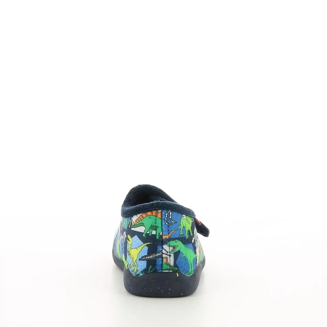 Image (3) de la chaussures Garzon - Pantoufles et Chaussons Bleu en Textile