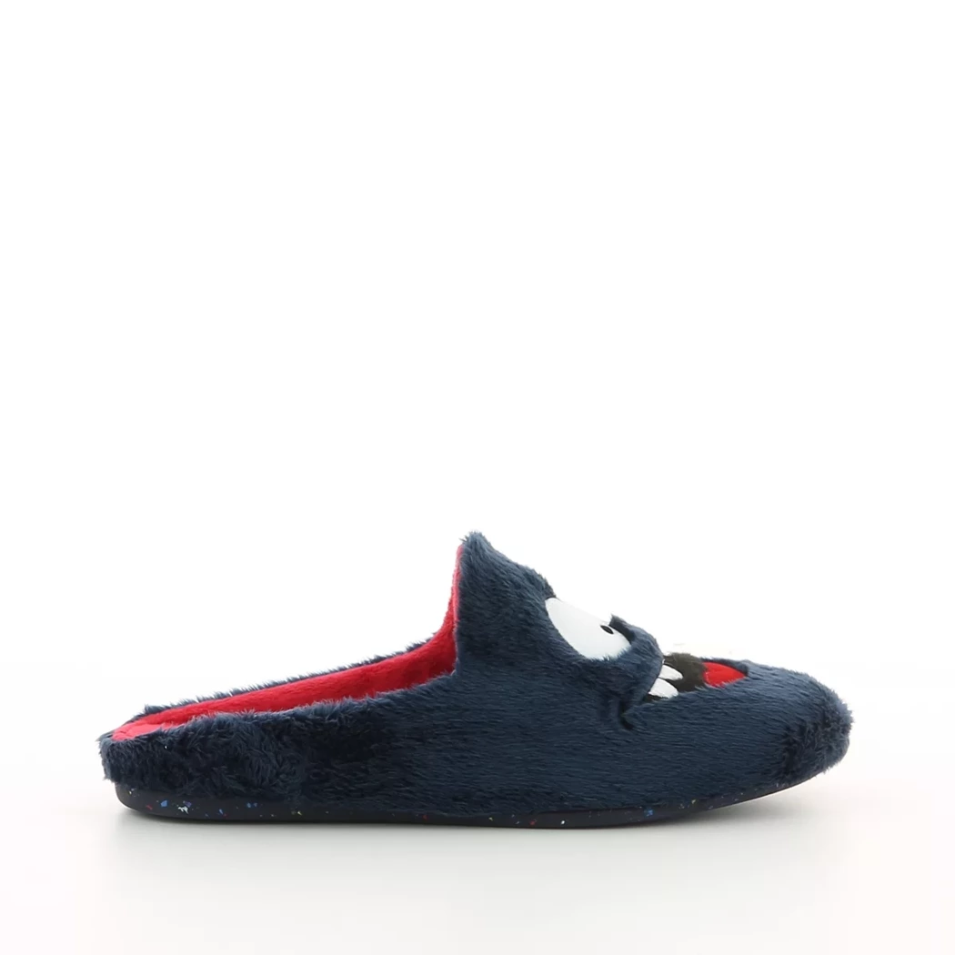 Image (2) de la chaussures Garzon - Pantoufles et Chaussons Bleu en Textile