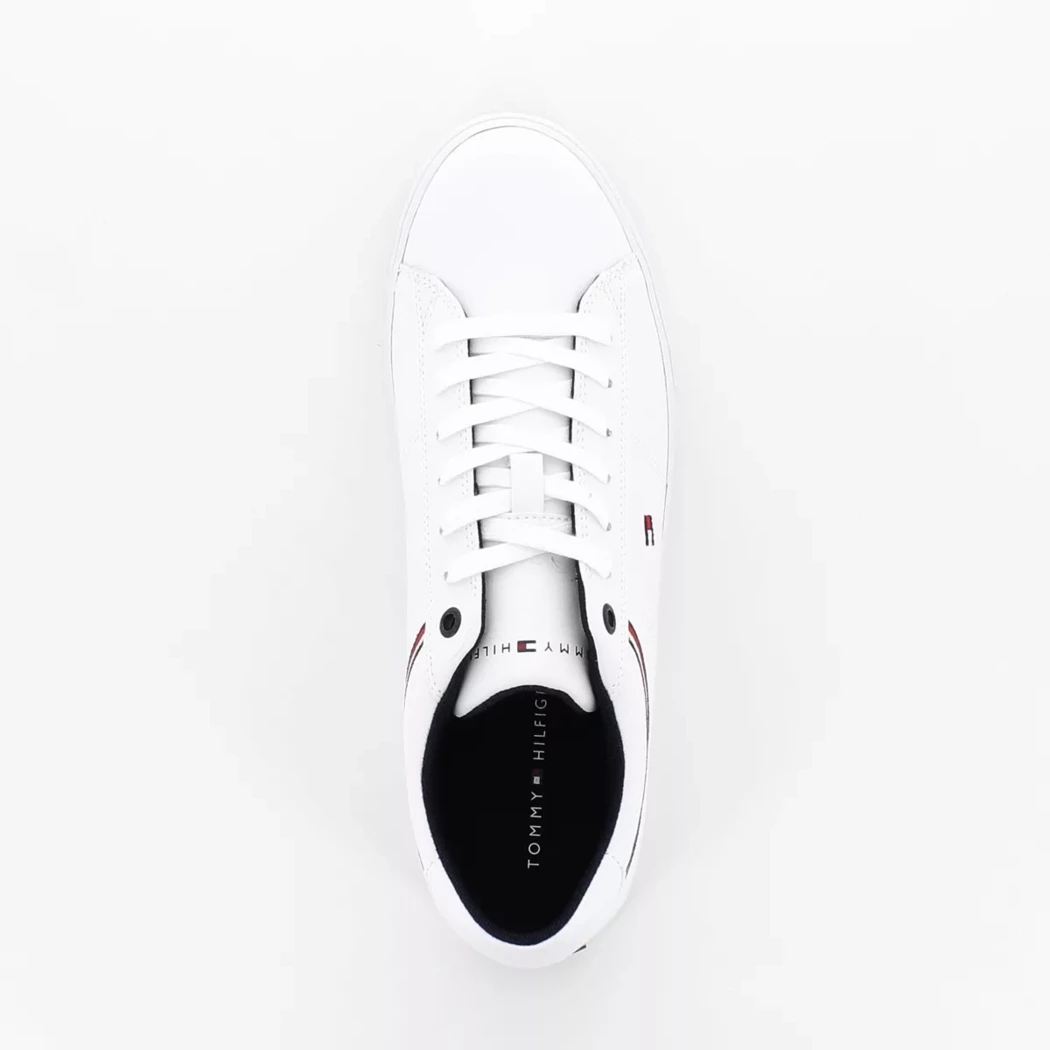 Image (6) de la chaussures Tommy Hilfiger - Baskets Blanc en Cuir