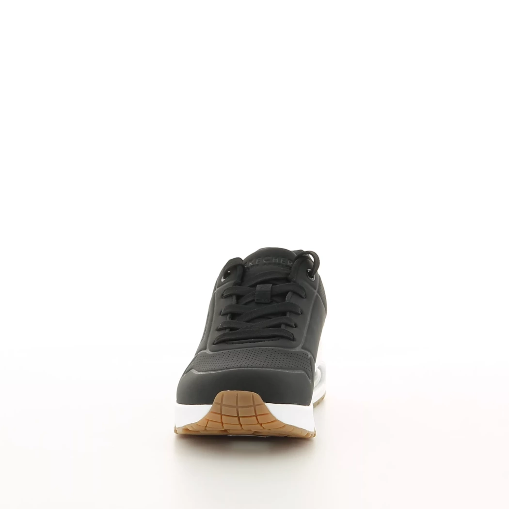 Image (5) de la chaussures Skechers - Baskets Noir en Cuir synthétique