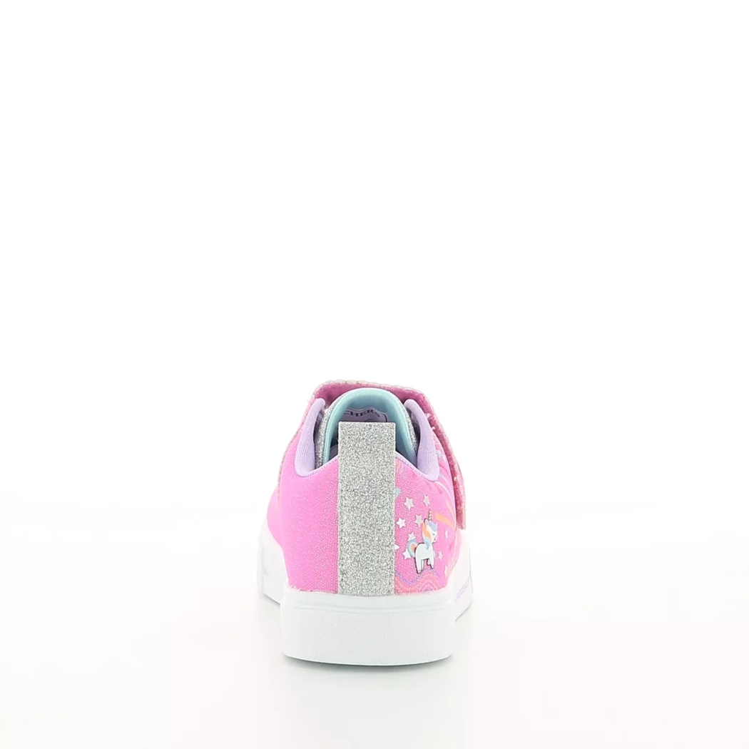 Image (3) de la chaussures Skechers - Baskets Rose en Textile