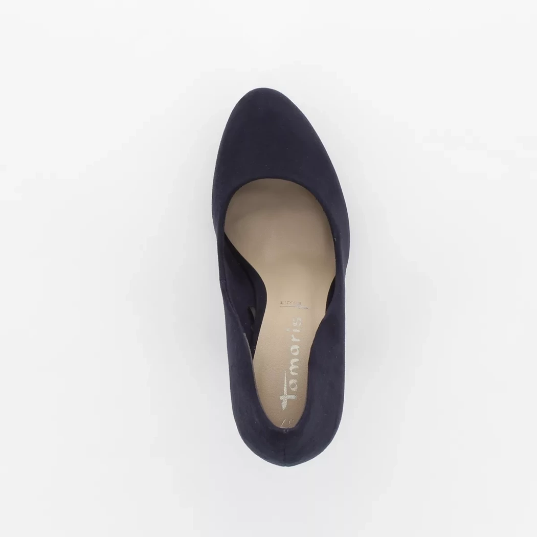 Image (6) de la chaussures Tamaris - Escarpins Bleu en Cuir synthétique