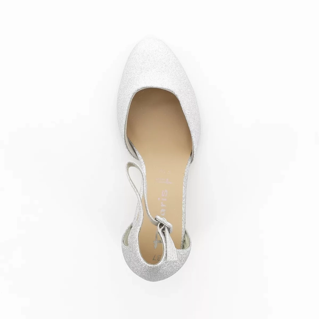 Image (6) de la chaussures Tamaris - Escarpins Argent en Textile
