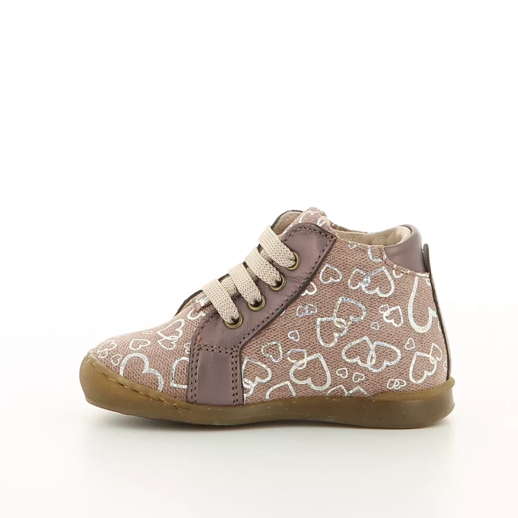Image (4) de la chaussures Gazzoli - Bottines Rose en Cuir nubuck