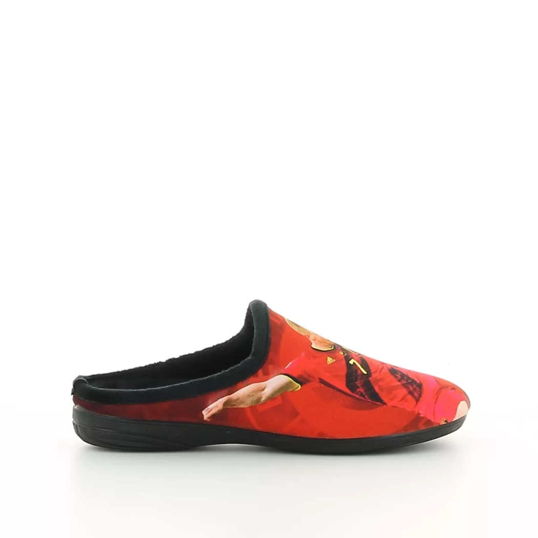 Image (2) de la chaussures La Maison de l'Espadrille - Pantoufles et Chaussons Rouge en Textile