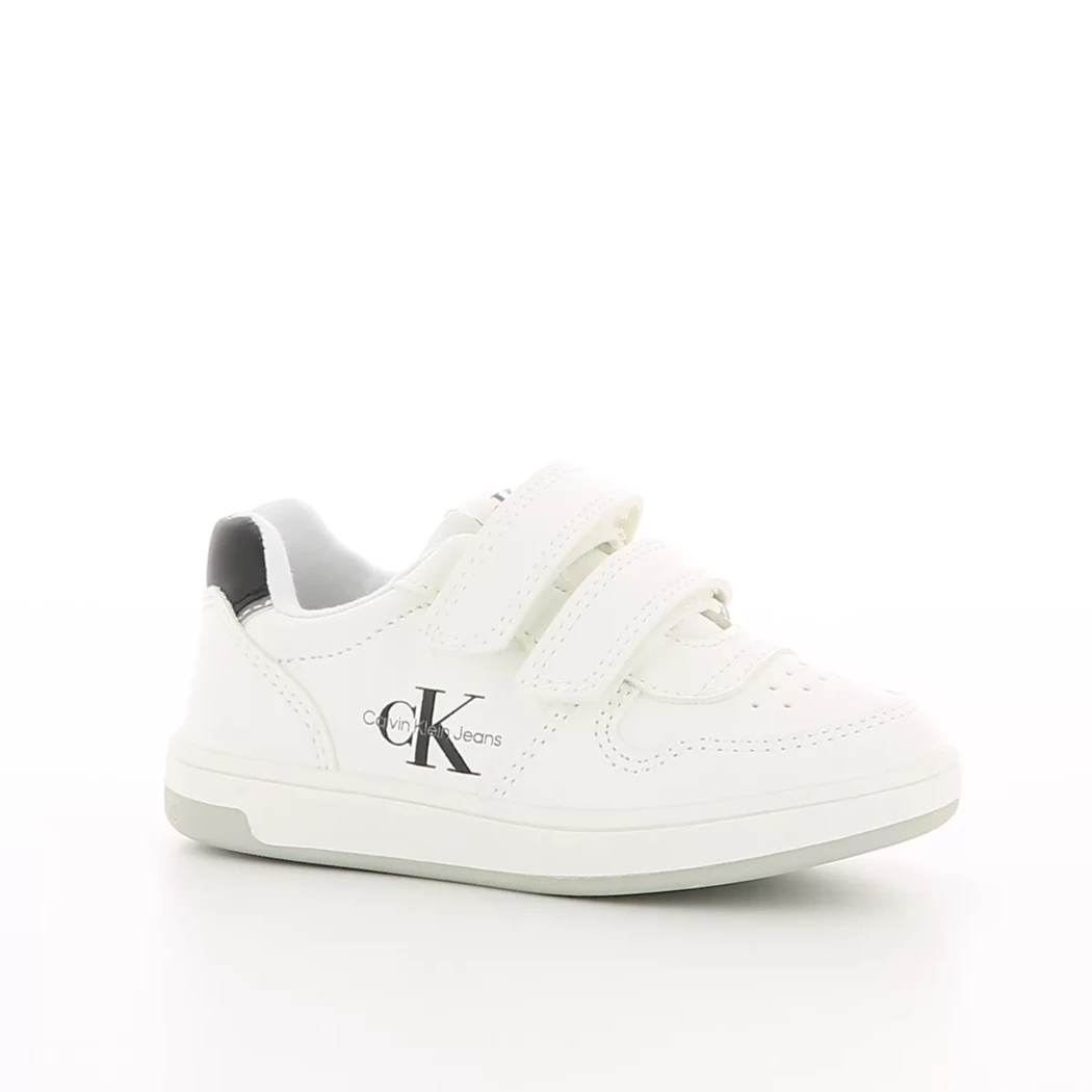Image (1) de la chaussures Calvin Klein - Baskets Blanc en Cuir synthétique