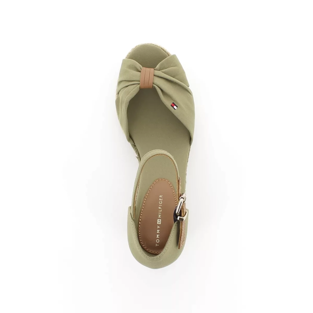 Image (6) de la chaussures Tommy Hilfiger - Sandales et Nu-Pieds Vert en Textile
