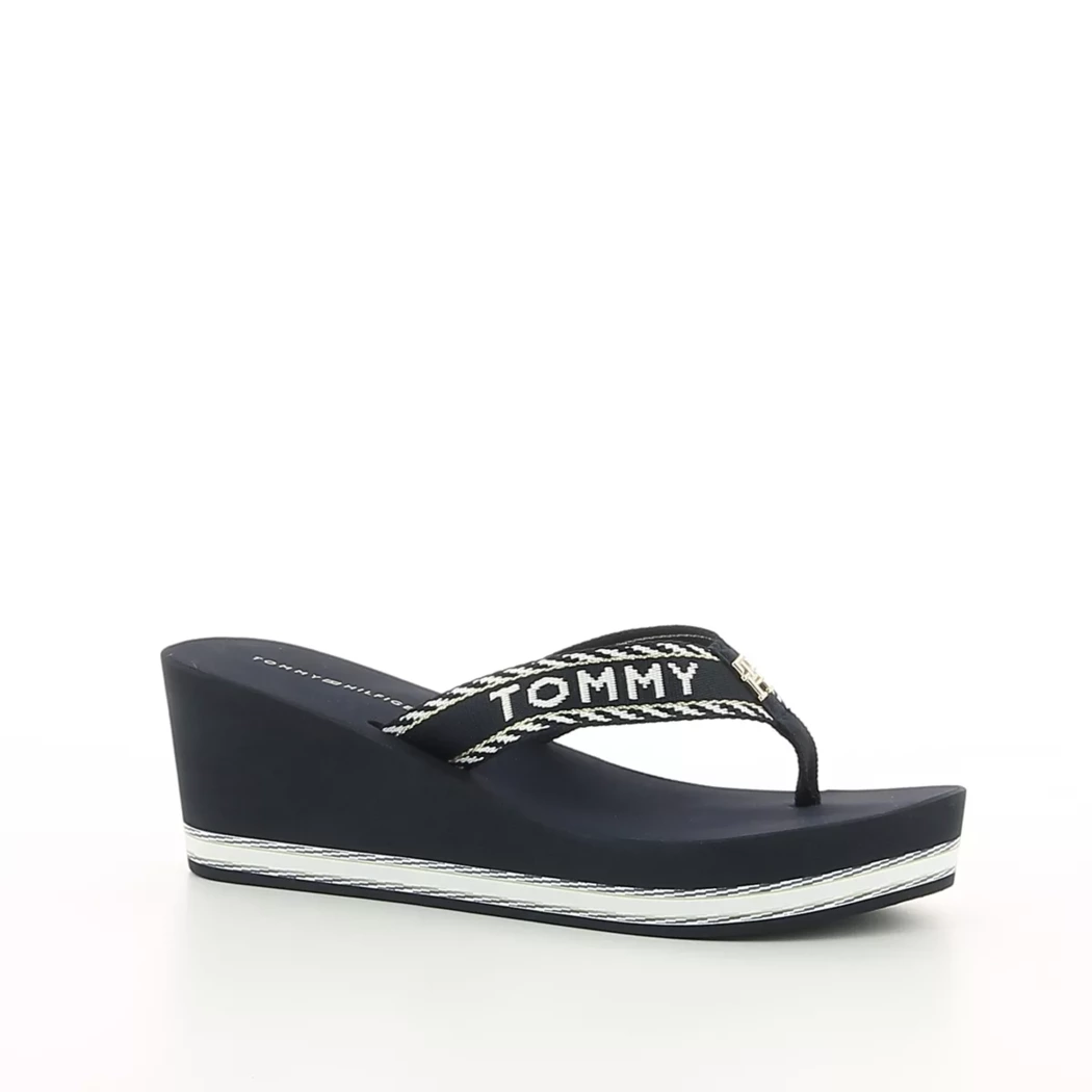 Image (1) de la chaussures Tommy Hilfiger - Tongs et Plage Bleu en Textile