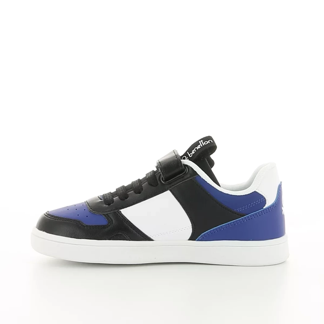 Image (4) de la chaussures Benetton - Baskets Noir en Cuir synthétique
