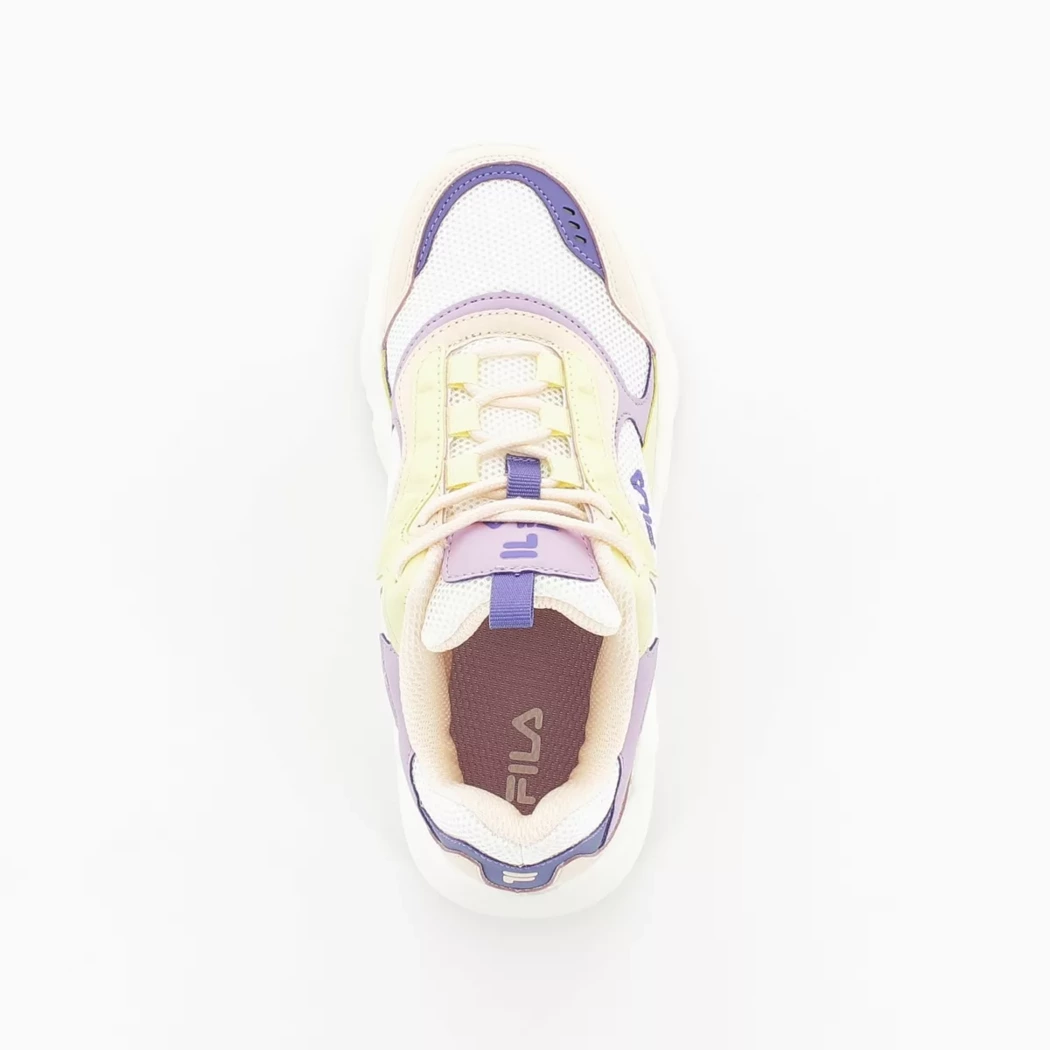 Image (6) de la chaussures Fila - Baskets Blanc en Textile