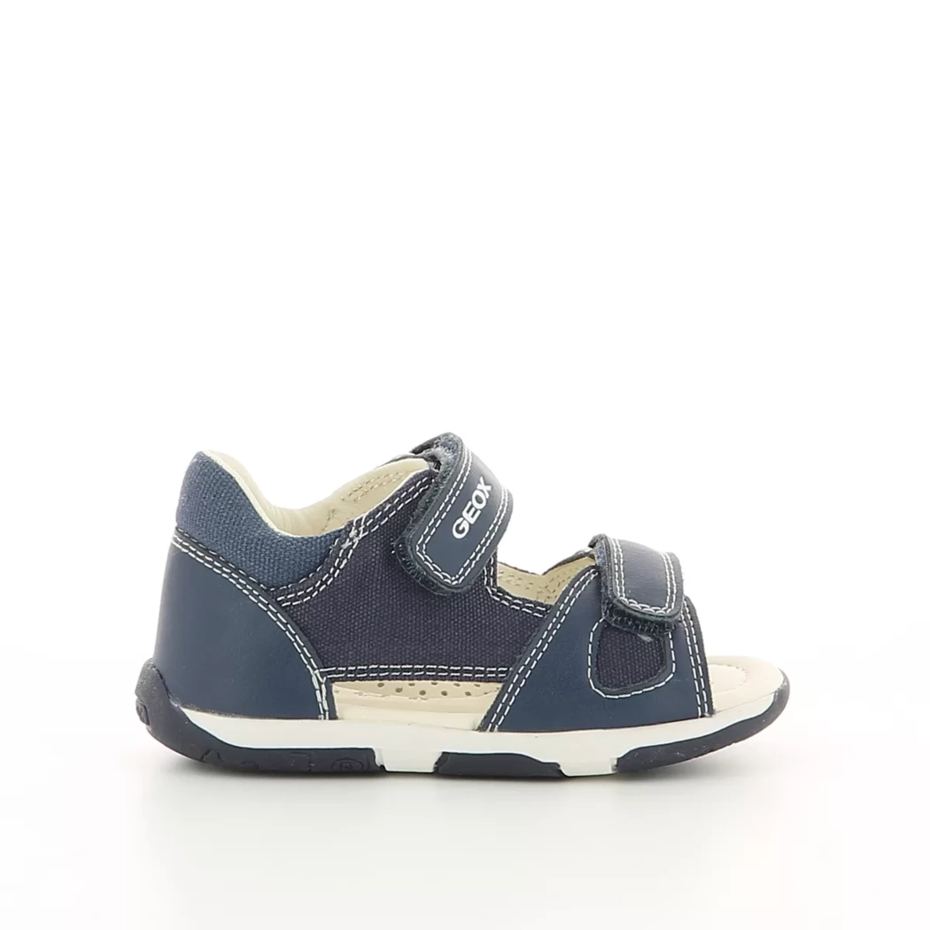 Image (2) de la chaussures Geox - Sandales et Nu-Pieds Bleu en Cuir et textile