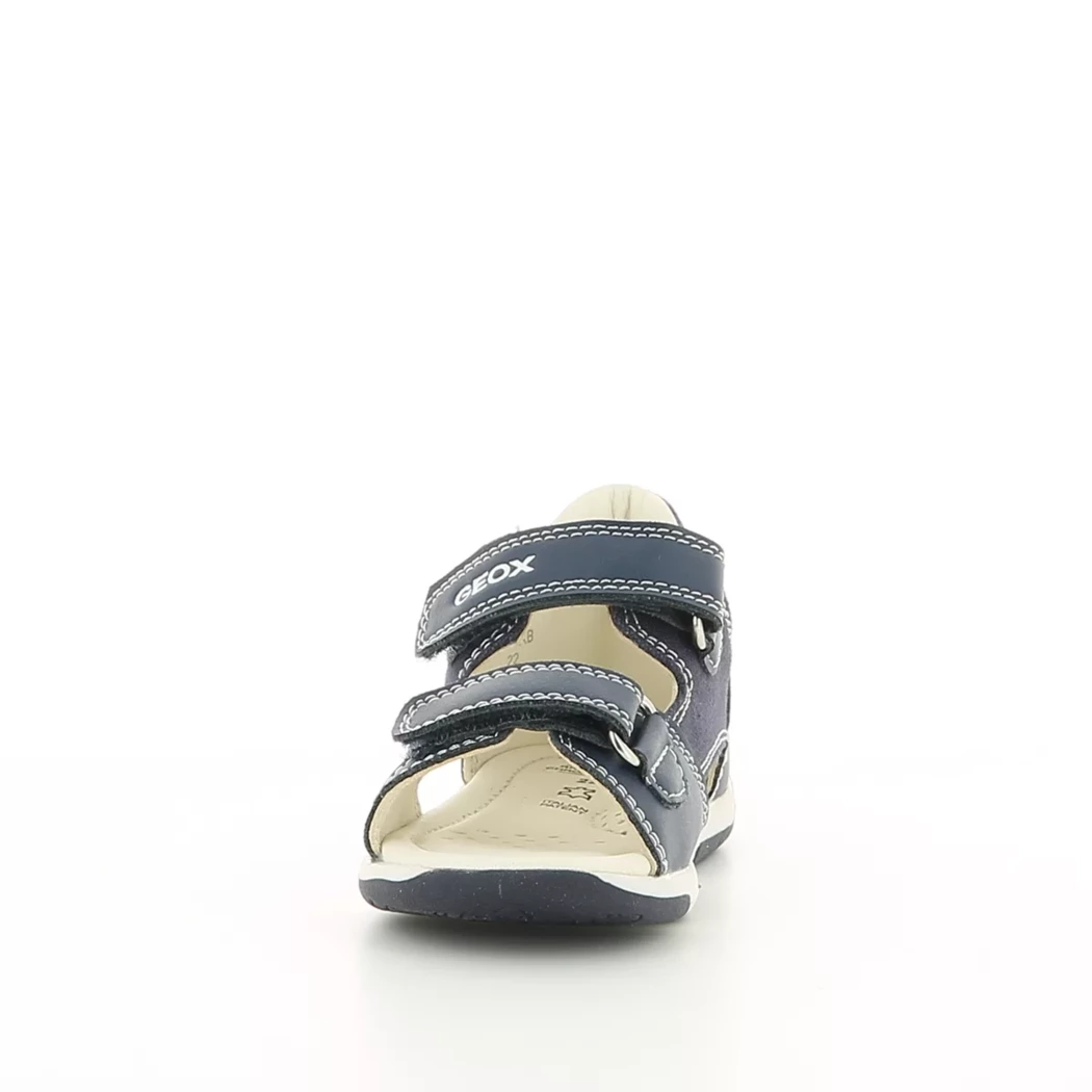 Image (5) de la chaussures Geox - Sandales et Nu-Pieds Bleu en Cuir et textile