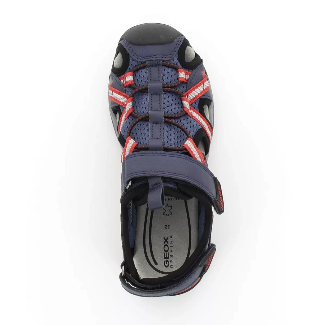 Image (6) de la chaussures Geox - Sandales et Nu-Pieds Bleu en Textile