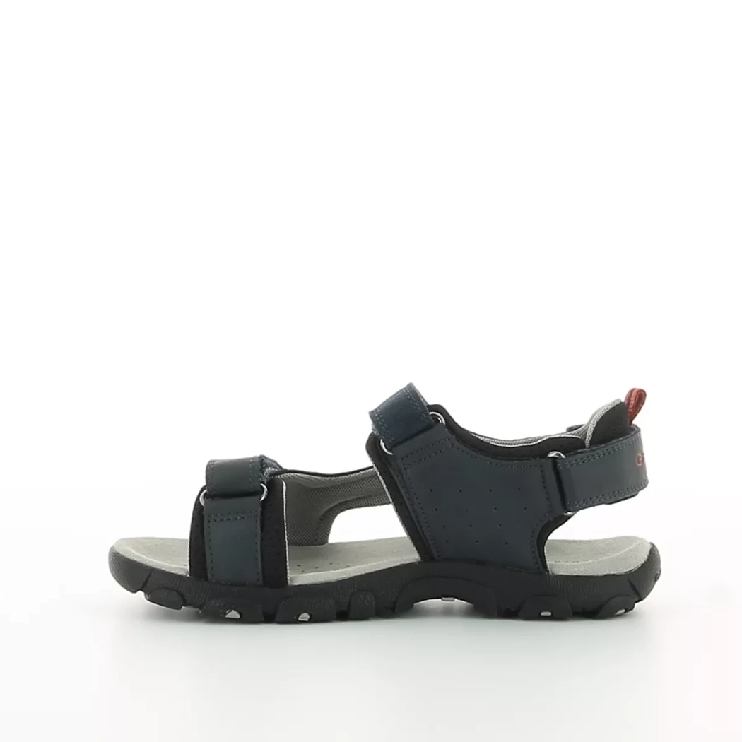 Image (4) de la chaussures Geox - Sandales et Nu-Pieds Bleu en Cuir