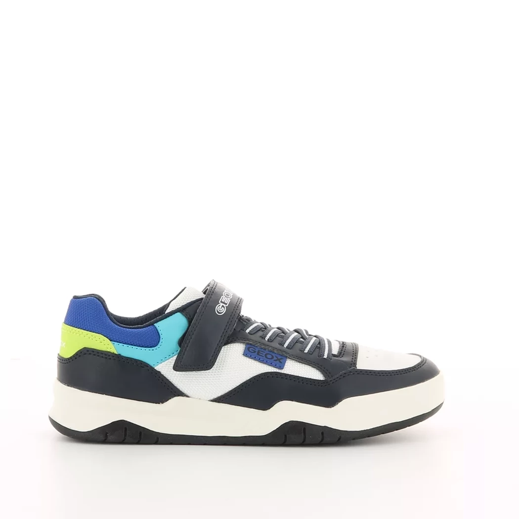 Image (2) de la chaussures Geox - Baskets Bleu en Cuir synthétique