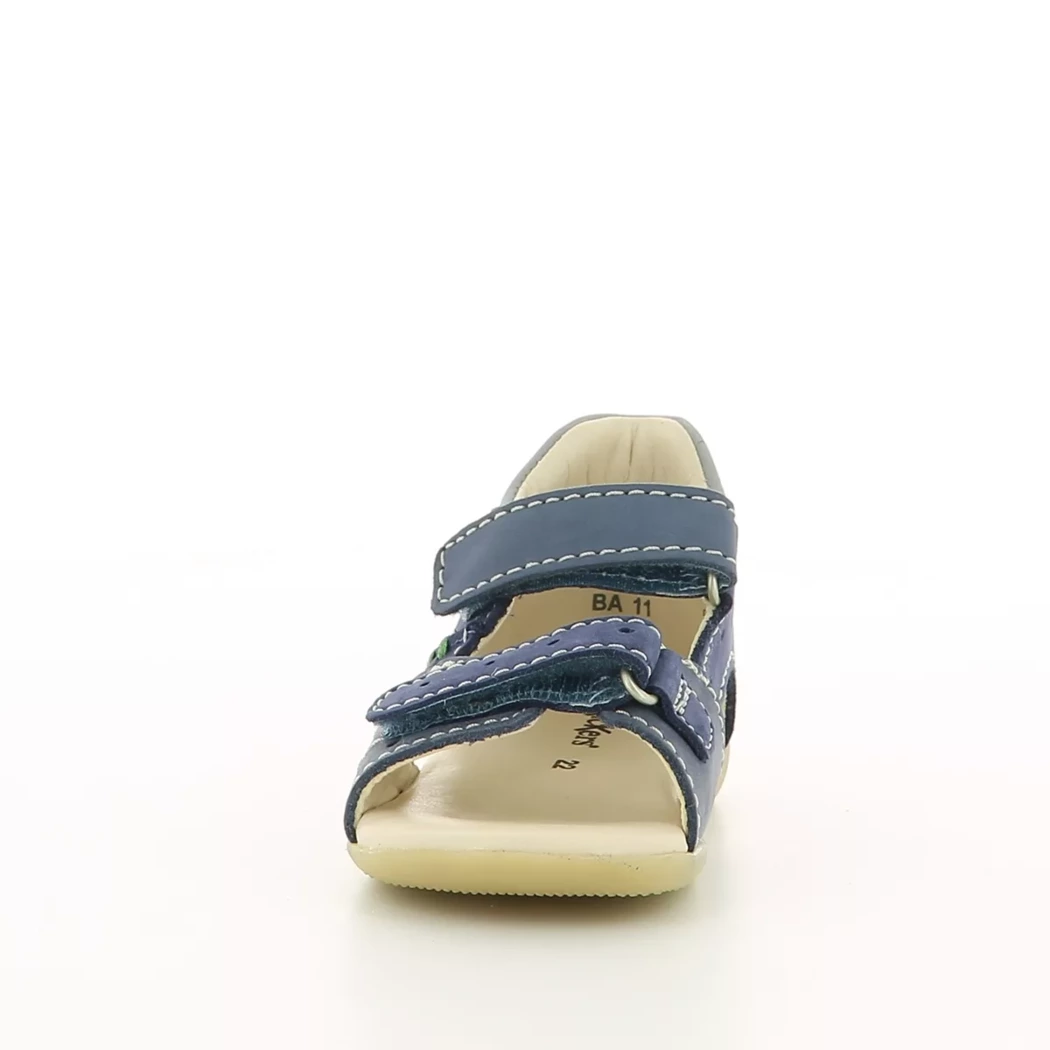 Image (5) de la chaussures Kickers - Sandales et Nu-Pieds Bleu en Cuir nubuck