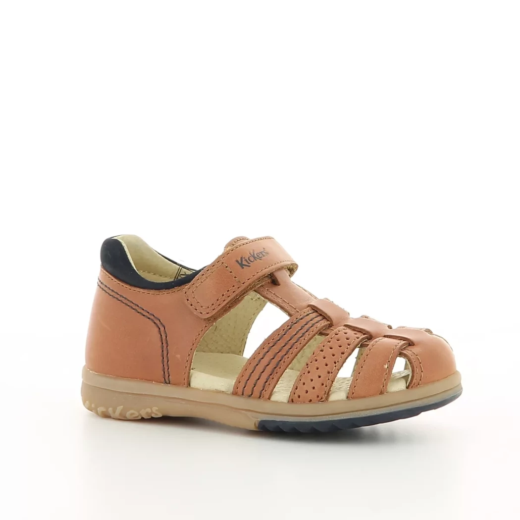 Image (1) de la chaussures Kickers - Sandales et Nu-Pieds Cuir naturel / Cognac en Cuir