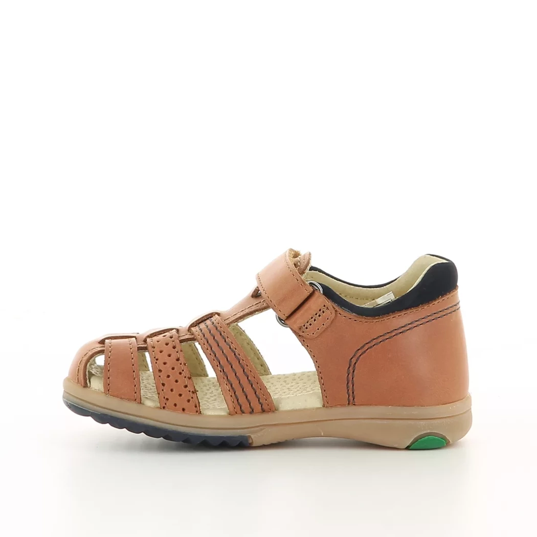 Image (4) de la chaussures Kickers - Sandales et Nu-Pieds Cuir naturel / Cognac en Cuir