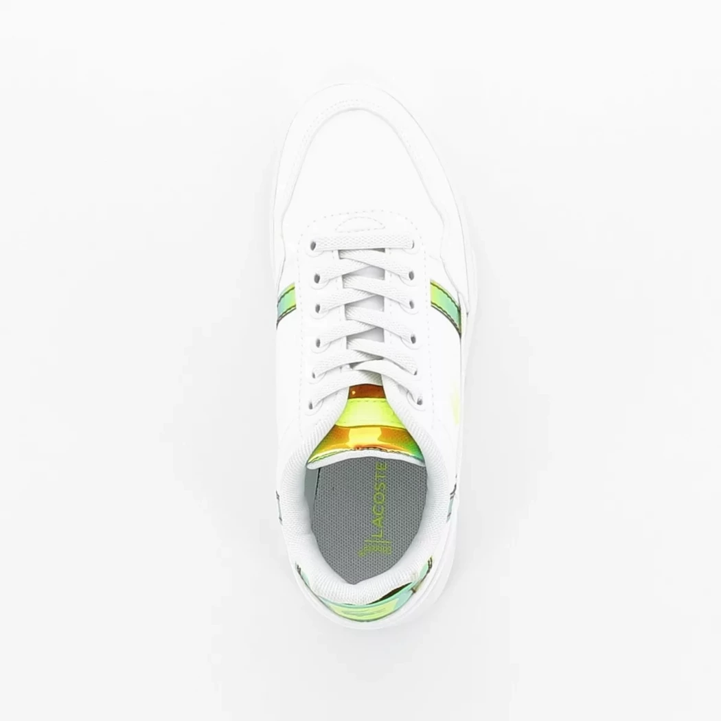 Image (6) de la chaussures Lacoste - Baskets Blanc en Cuir synthétique