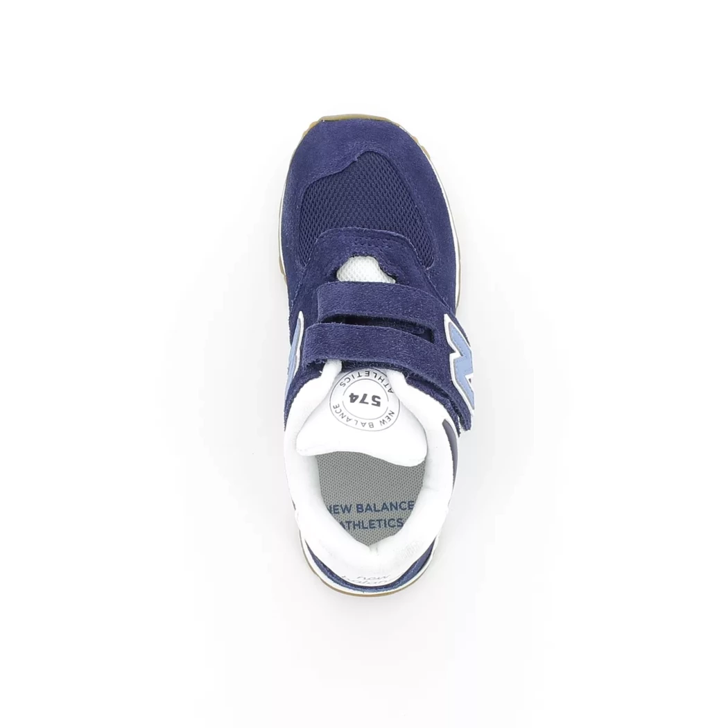 Image (6) de la chaussures New Balance - Chaussures à velcro Bleu en Cuir synthétique