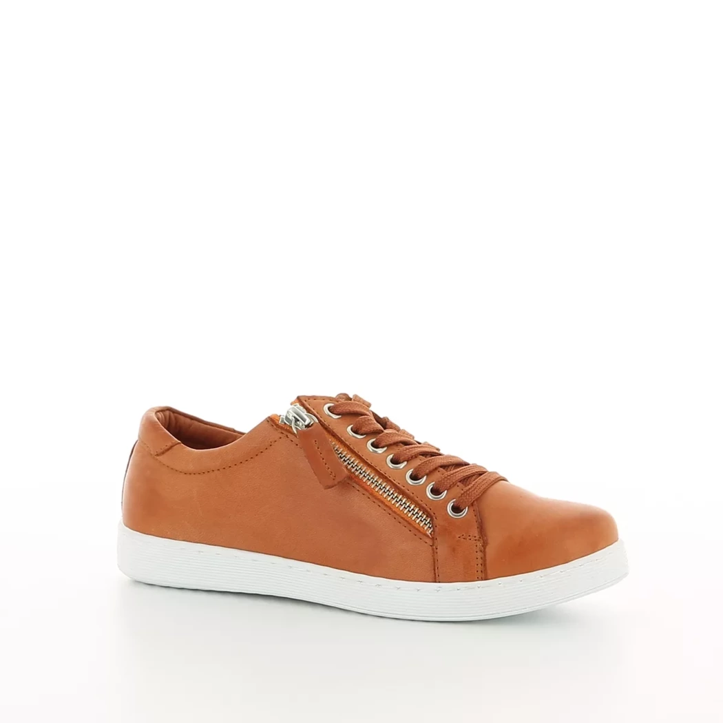 Image (1) de la chaussures Andrea Conti - Chaussures à lacets Orange en Cuir