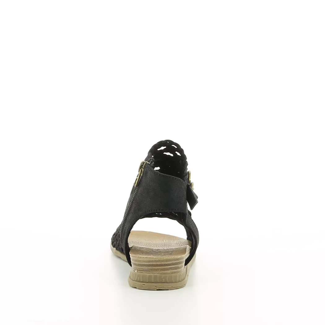 Image (3) de la chaussures Blowfish - Sandales et Nu-Pieds Noir en Textile