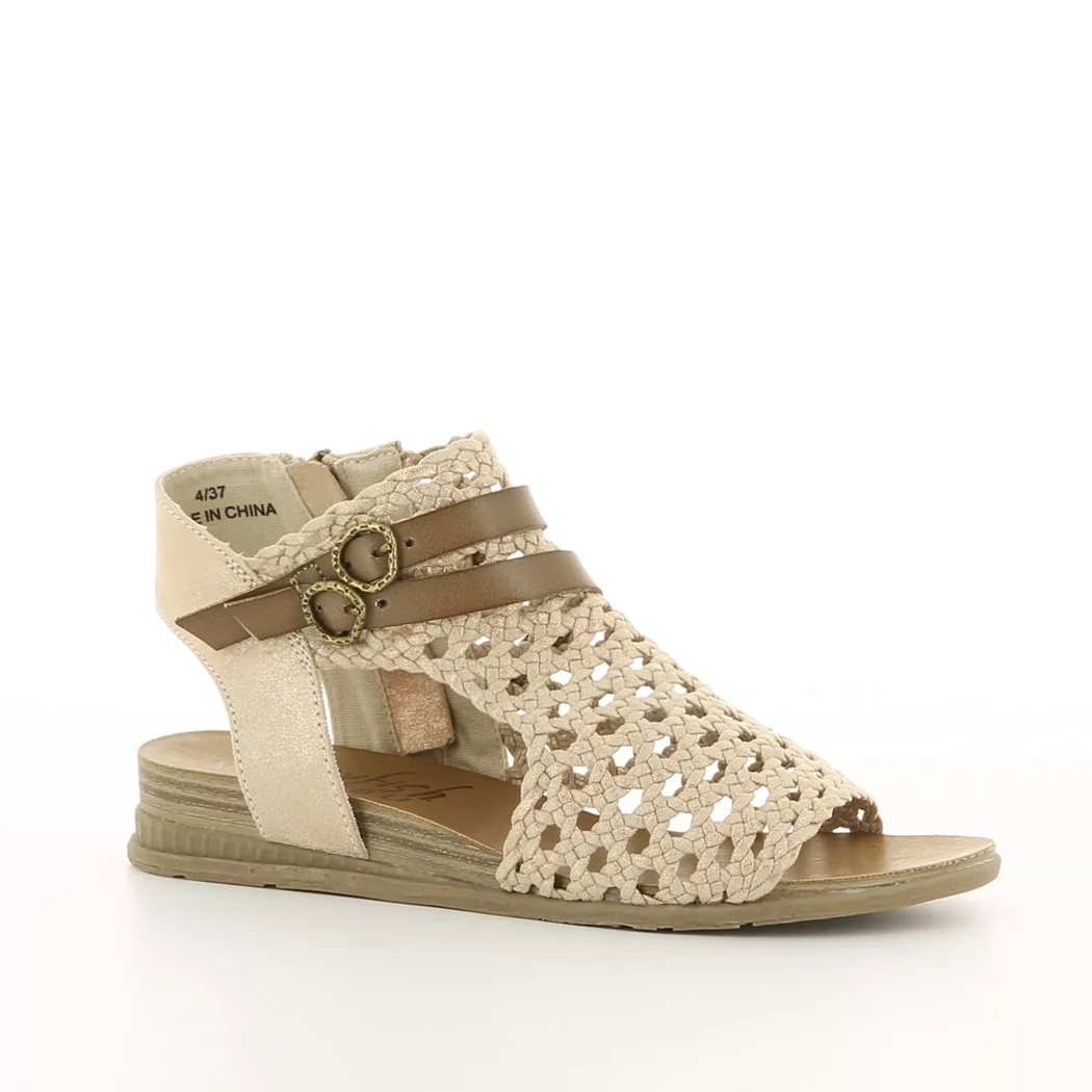 Image (1) de la chaussures Blowfish - Sandales et Nu-Pieds Or / Bronze / Platine en Textile