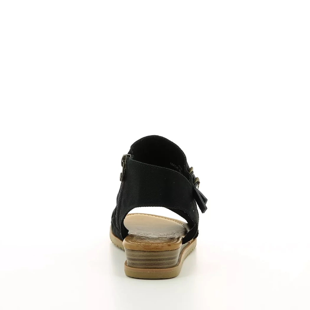 Image (3) de la chaussures Blowfish - Sandales et Nu-Pieds Noir en Textile