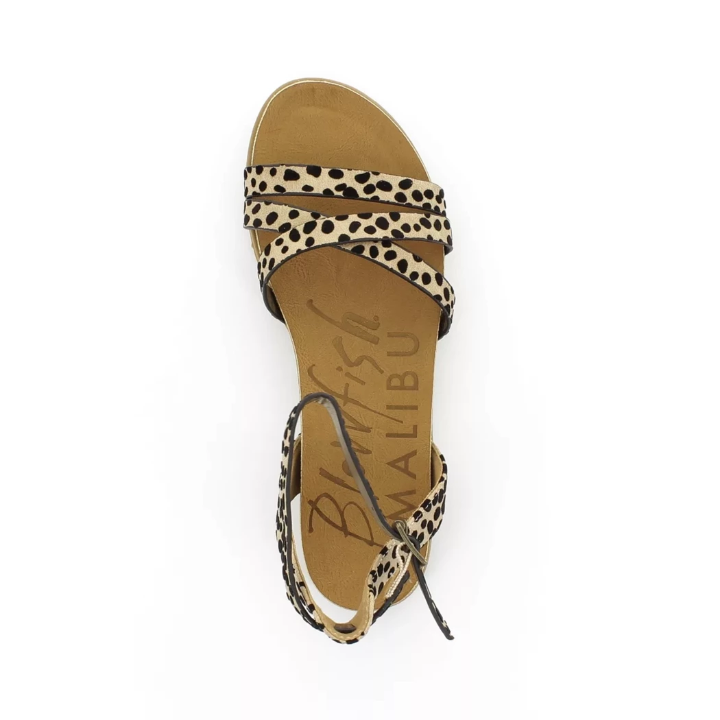 Image (6) de la chaussures Blowfish - Sandales et Nu-Pieds Taupe en Cuir synthétique