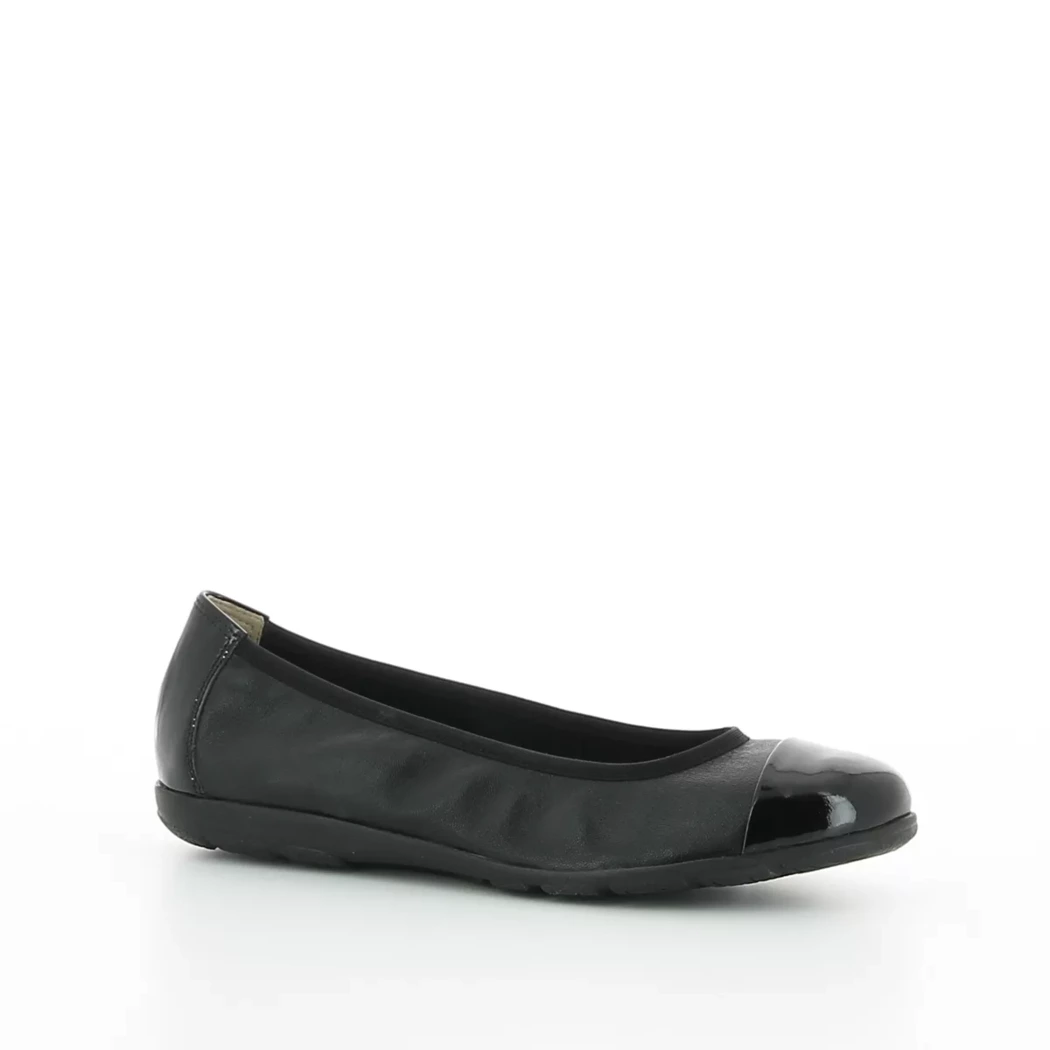 Image (1) de la chaussures Caprice - Ballerines Noir en Cuir synthétique