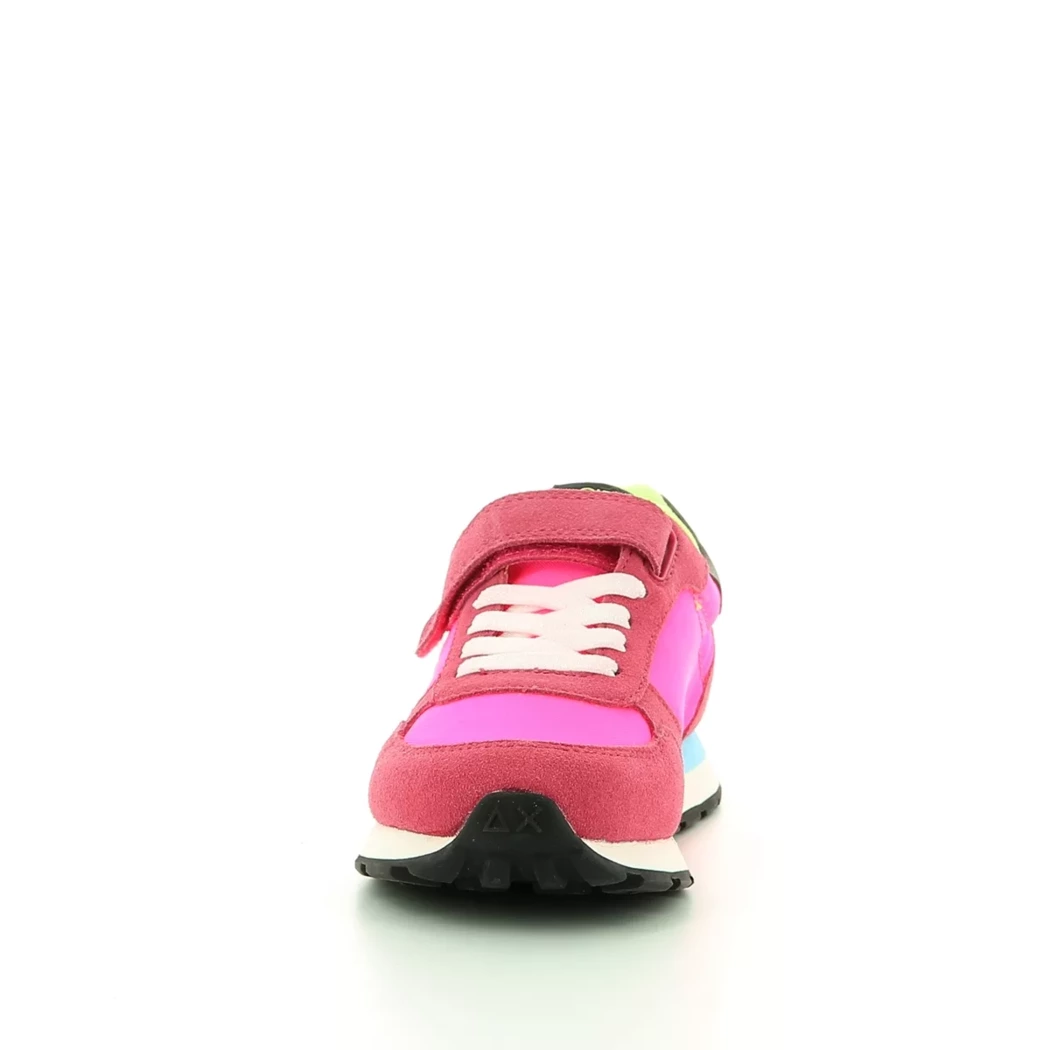Image (5) de la chaussures Sun68 - Baskets Rose en Cuir nubuck