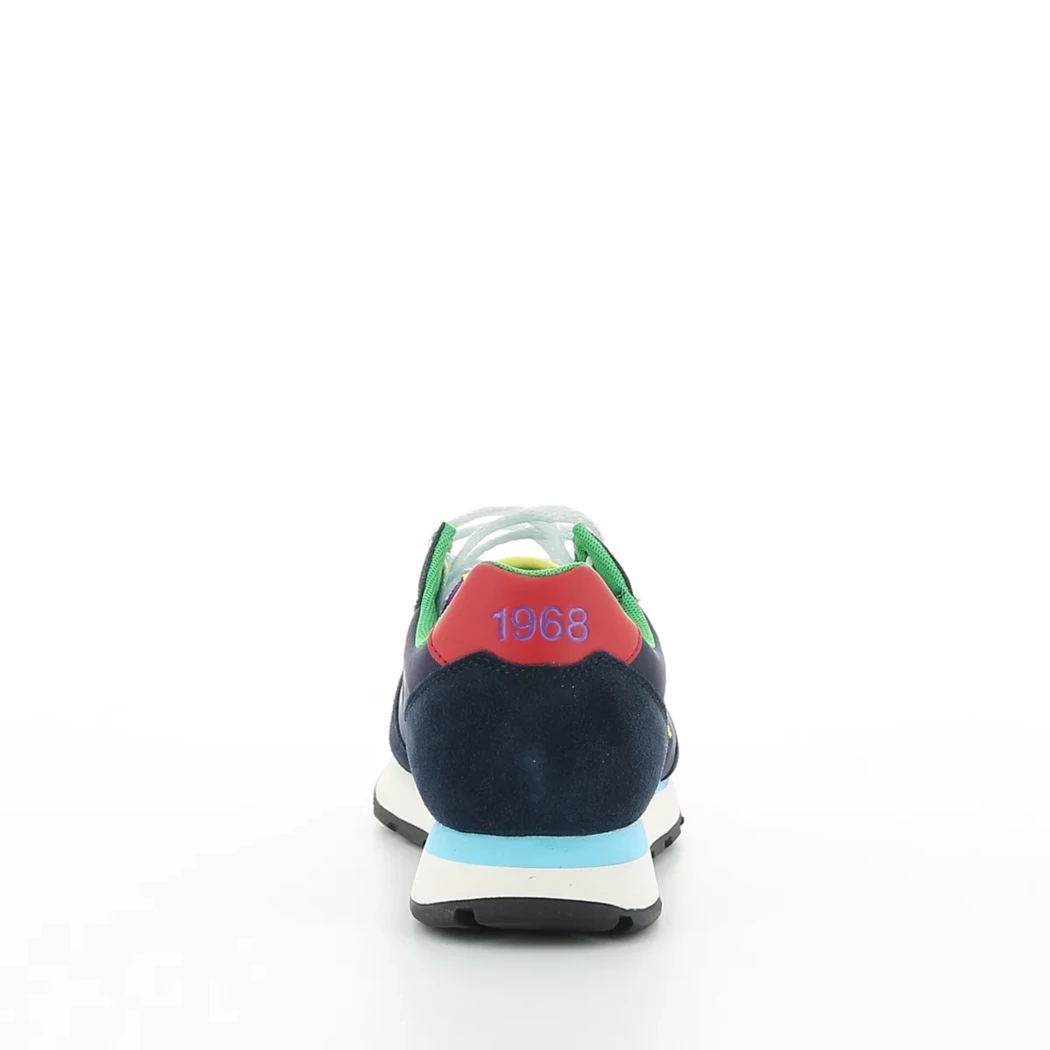 Image (3) de la chaussures Sun68 - Baskets Bleu en Textile