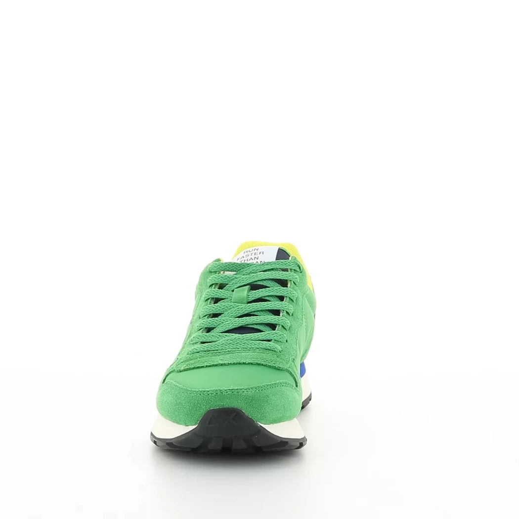 Image (5) de la chaussures Sun68 - Baskets Vert en Textile