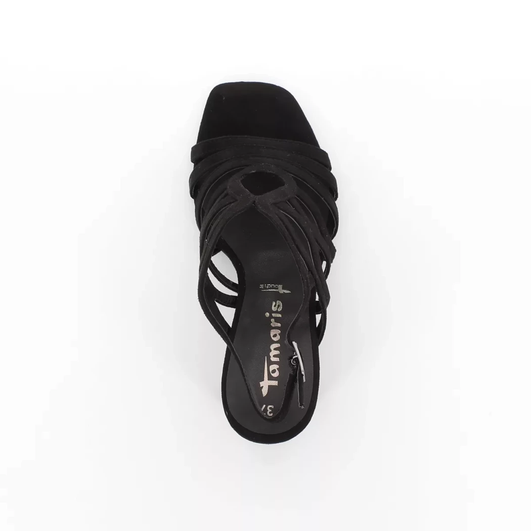 Image (6) de la chaussures Tamaris - Sandales et Nu-Pieds Noir en Cuir synthétique