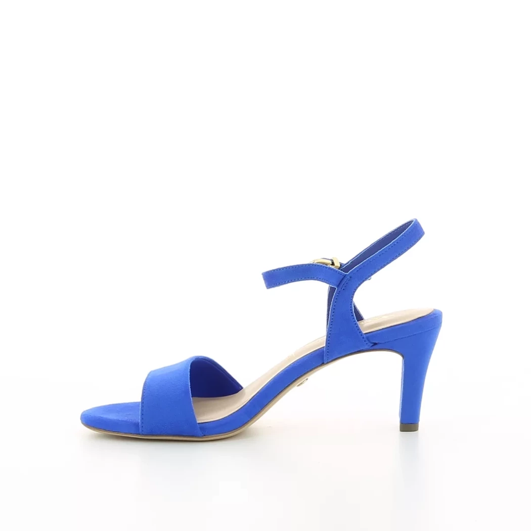 Image (4) de la chaussures Tamaris - Sandales et Nu-Pieds Bleu en Cuir synthétique