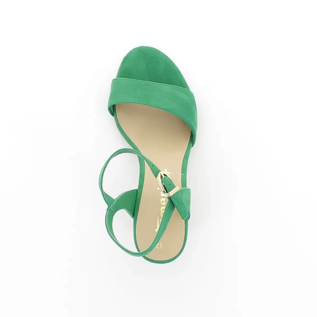 Image (6) de la chaussures Tamaris - Sandales et Nu-Pieds Vert en Cuir synthétique
