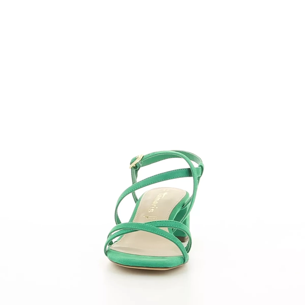 Image (5) de la chaussures Tamaris - Sandales et Nu-Pieds Vert en Cuir synthétique