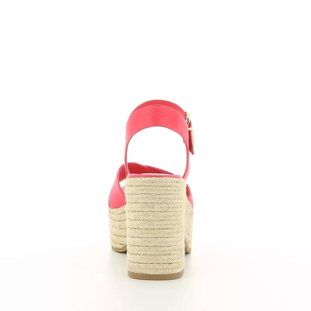 Image (3) de la chaussures Tamaris - Sandales et Nu-Pieds Rose en Cuir synthétique