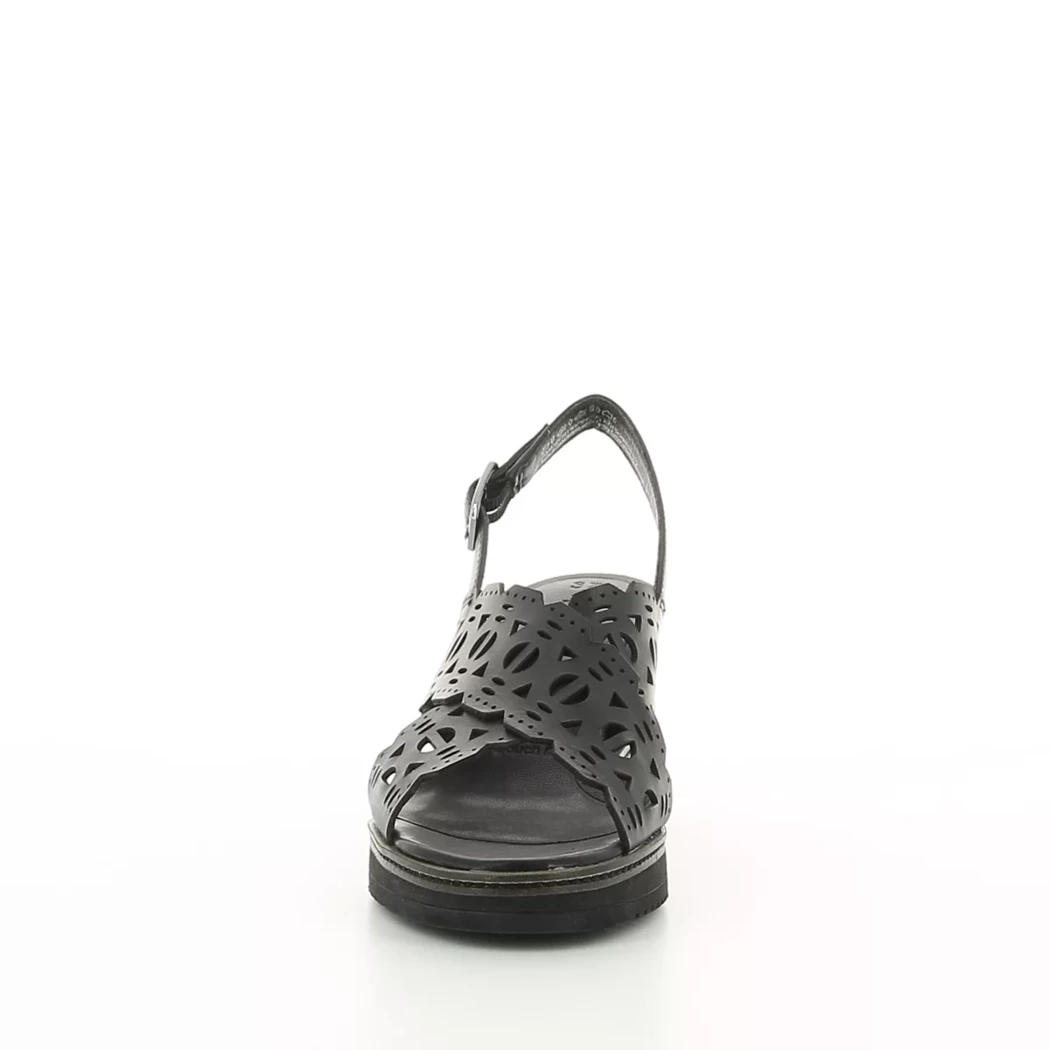 Image (5) de la chaussures Tamaris - Sandales et Nu-Pieds Noir en Cuir