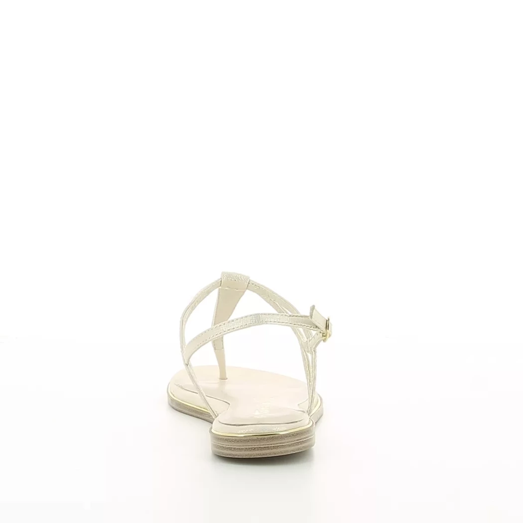 Image (3) de la chaussures Tamaris - Sandales et Nu-Pieds Or / Bronze / Platine en Cuir synthétique