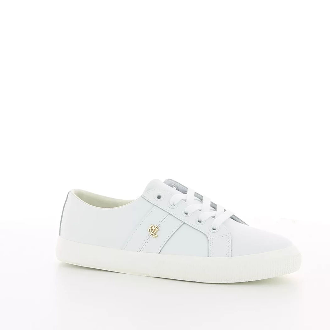 Image (1) de la chaussures Ralph Lauren - Baskets Blanc en Cuir